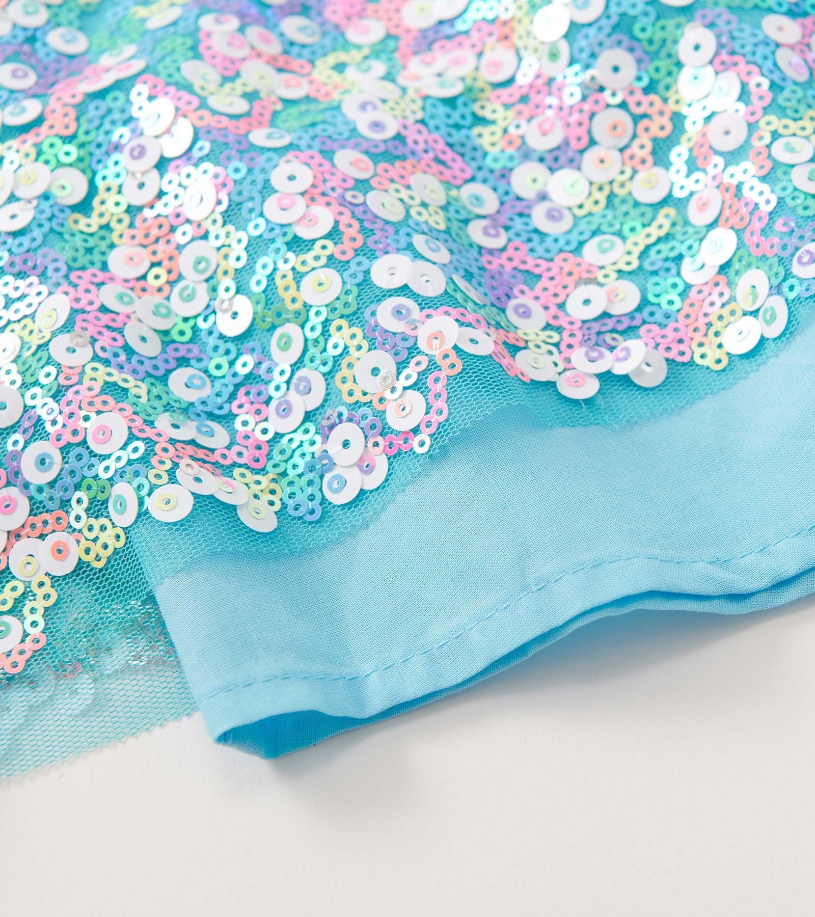 Hatley Hatley Cami Lace Fuzzy Mixed Sequin Skirt Dress