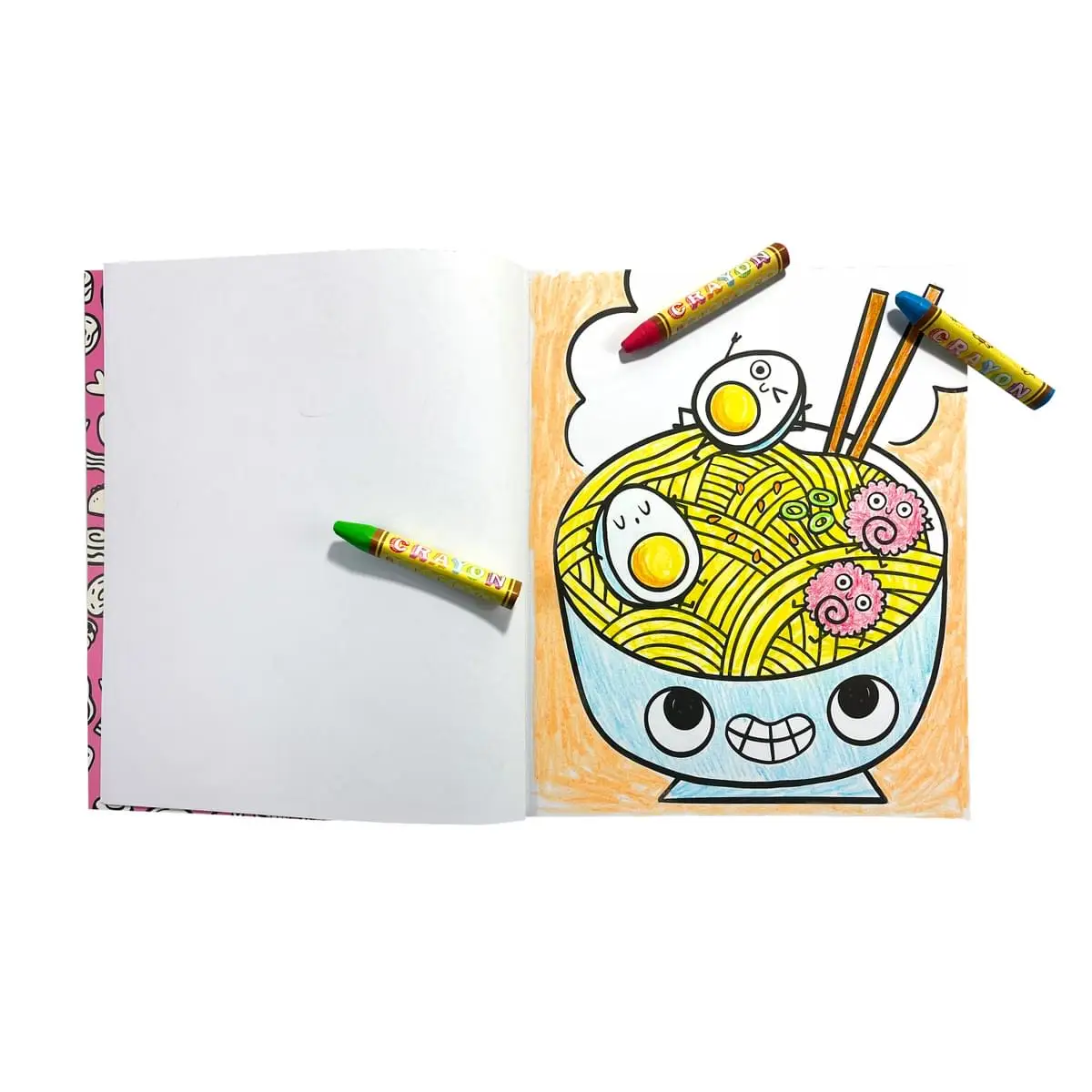 ooly Ooly Color-in' Book: Happy Snacks Coloring Book