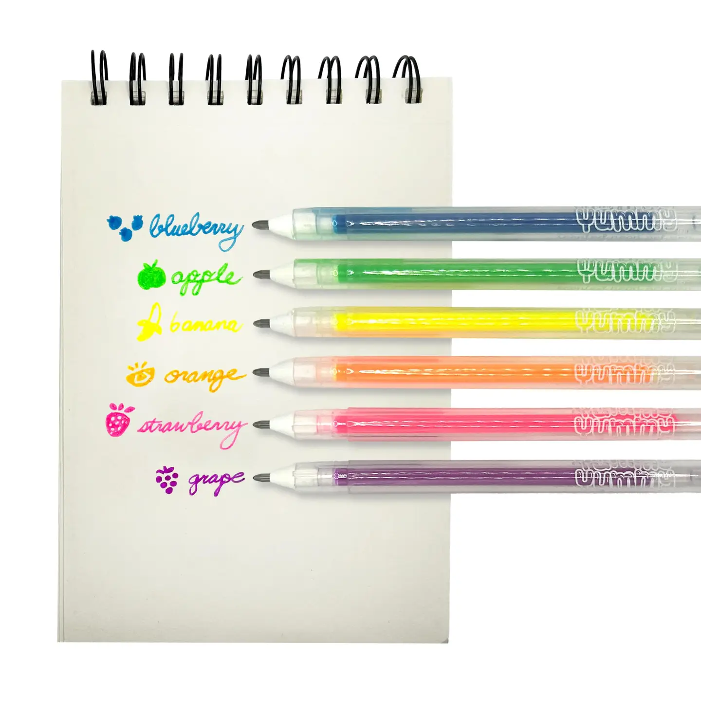 ooly Yummy Yummy Scented Gel Pens - Neon (Set of 6)