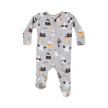 Angel Dear Angel Dear Costumed Ghost 2 Way Zipper Footie