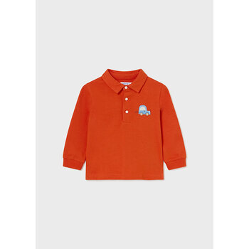 Mayoral Mayoral Long Sleeve Car Embroidery Polo