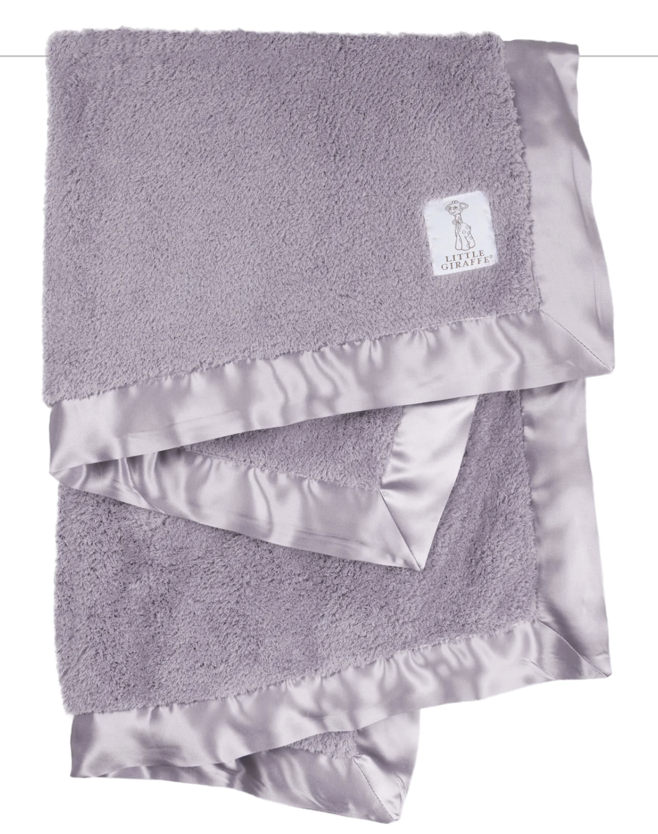 Little Giraffe Little Giraffe Chenille Blanket Lavender