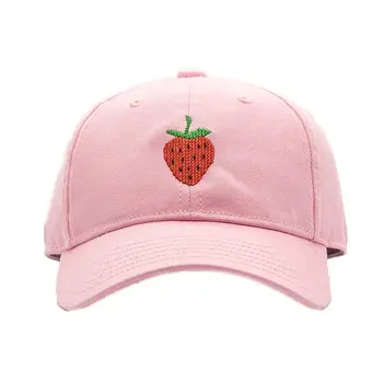 Harding Lane Harding Lane Strawberry on Light Pink Baseball Hat