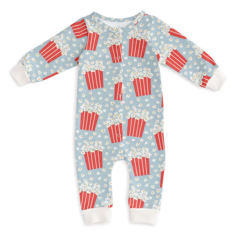 Winter Water Factory Winter Water Factory French Terry Jumpsuit-Popcorn