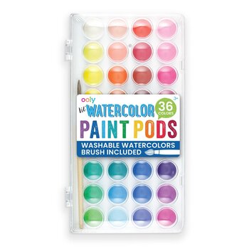 ooly Lil' Paint Pods Watercolor Paint - Set of 36