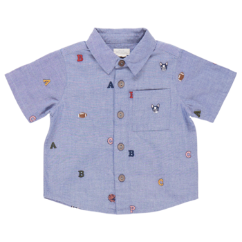 Pink Chicken Pink Chicken Jack Varsity Embroidery Shirt