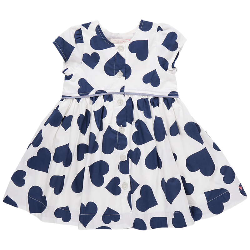 Pink Chicken Pink Chicken Fatima Tossed Hearts Dress