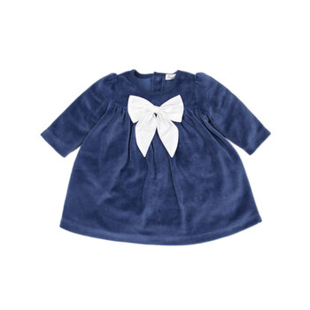 kissy kissy Kissy Kissy Velour Bow Dress