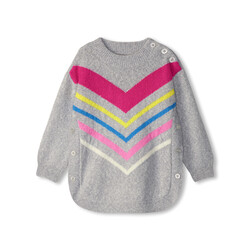 Hatley Hatley Chevron Stripe Chunky Sweater Tunic