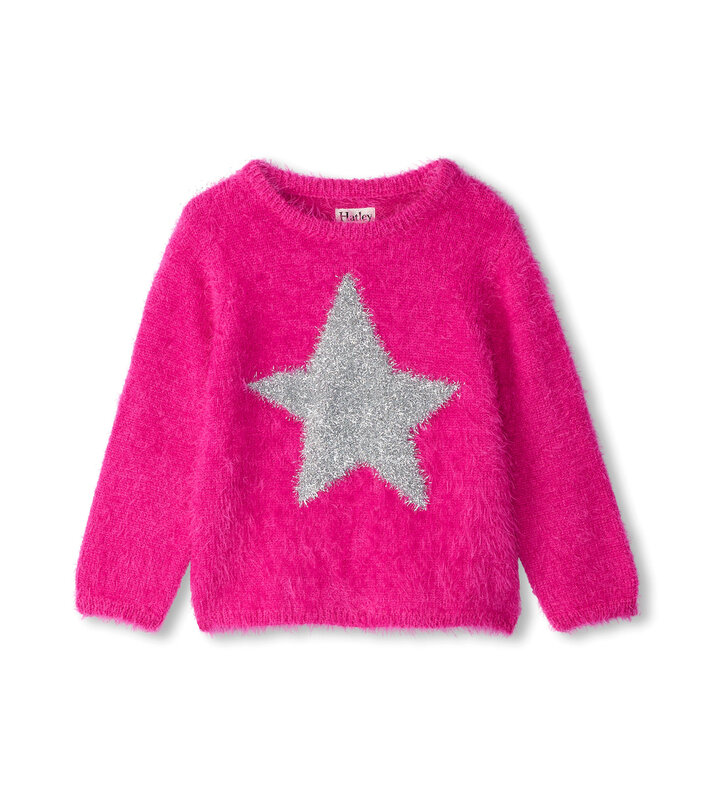 Hatley Furry Sweater - Rose Violet Hatley Furry Sweater - Rose Violet