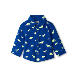 Hatley Hatley Mini Dino Jersey Button Down Shirt