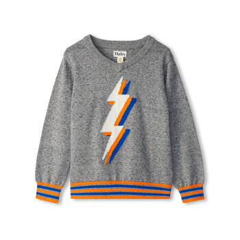 Hatley Hatley Lightning Bolt V-Neck Sweater