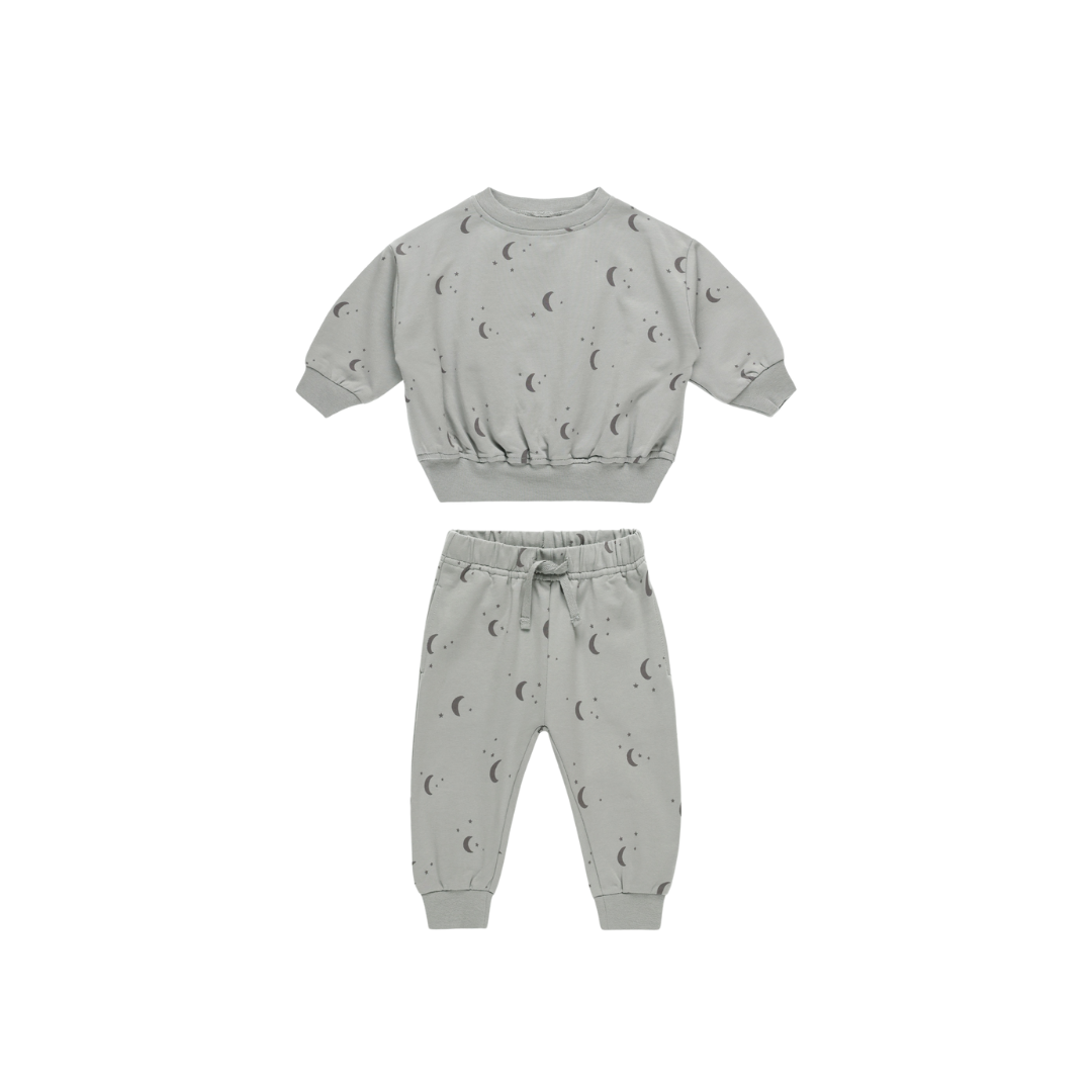 Quincy Mae Quincy Mae Relaxed Moons Sweatset