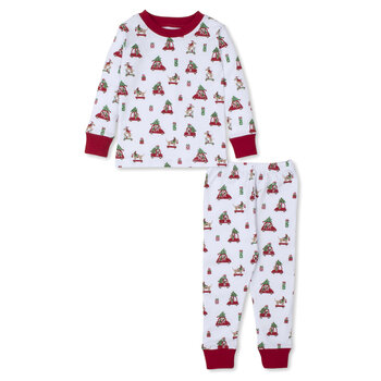 kissy kissy Kissy Kissy Christmas Pups PJ Set