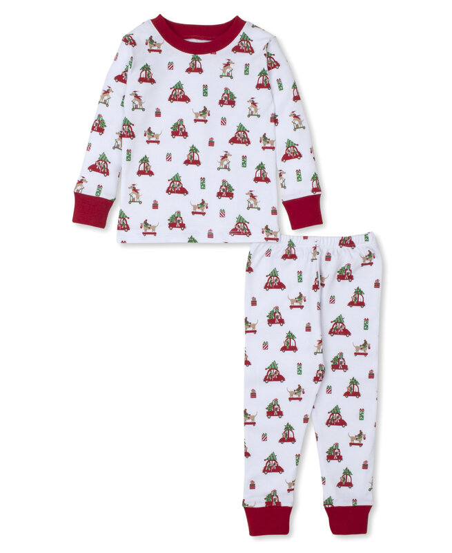 kissy kissy Kissy Kissy Christmas Pups PJ Set