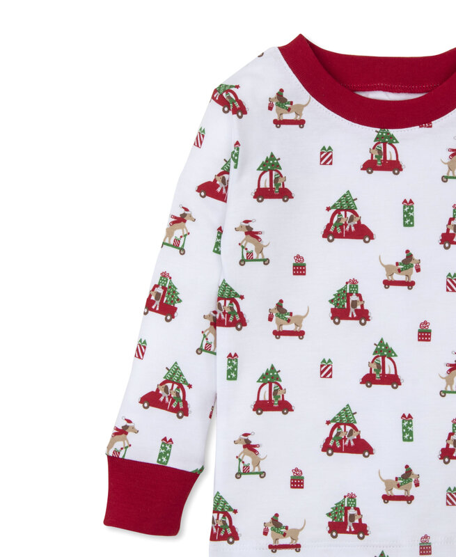 kissy kissy Kissy Kissy Christmas Pups PJ Set