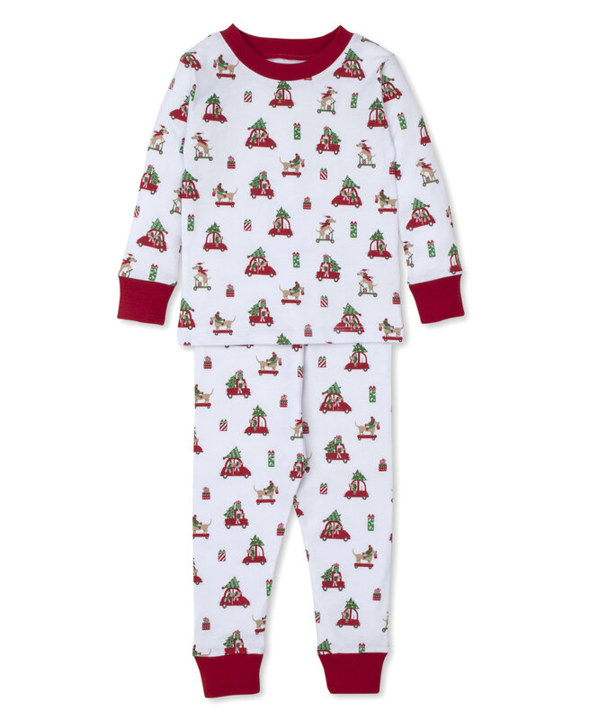 kissy kissy Kissy Kissy Christmas Pups PJ Set