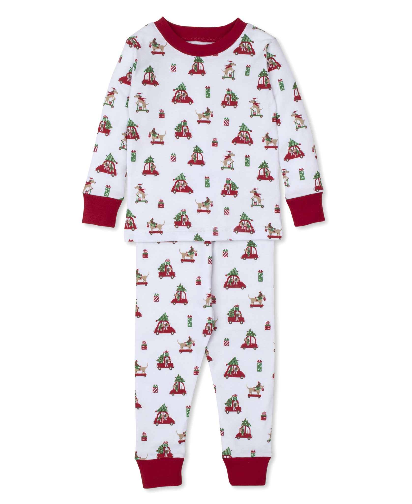 kissy kissy Kissy Kissy Christmas Pups PJ Set