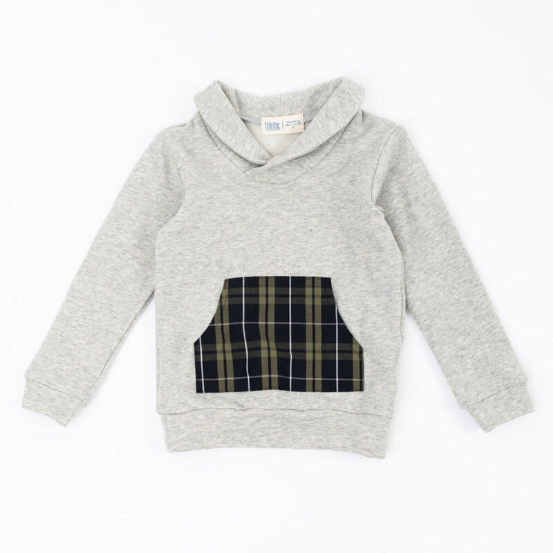 Thimble Thimble Shawl Collar Sweatshirt