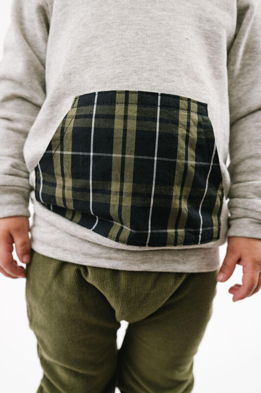 Thimble Thimble Shawl Collar Sweatshirt