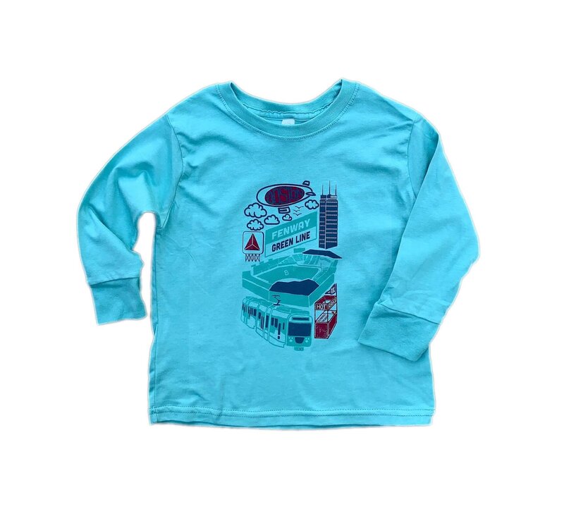 Sidetrack Sidetrack Long Sleeve Boston Fenway T-shirt