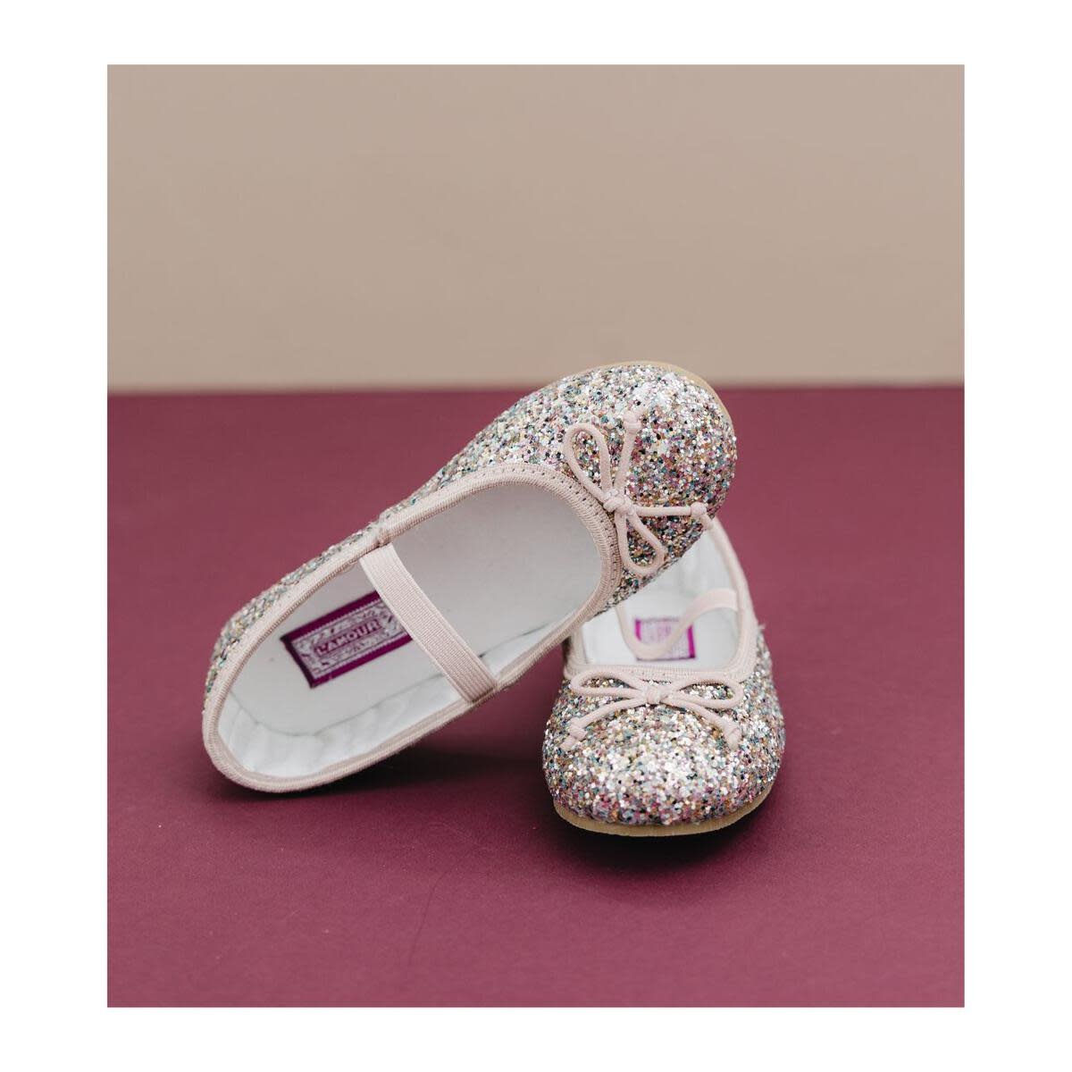 Victoria White Sparkly Flats Bloch Sparkle Girls Full Sole Ballet