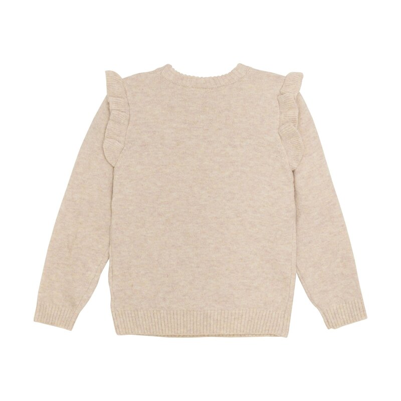 Minymo Minymo Ruffle Sleeve Floral Pullover