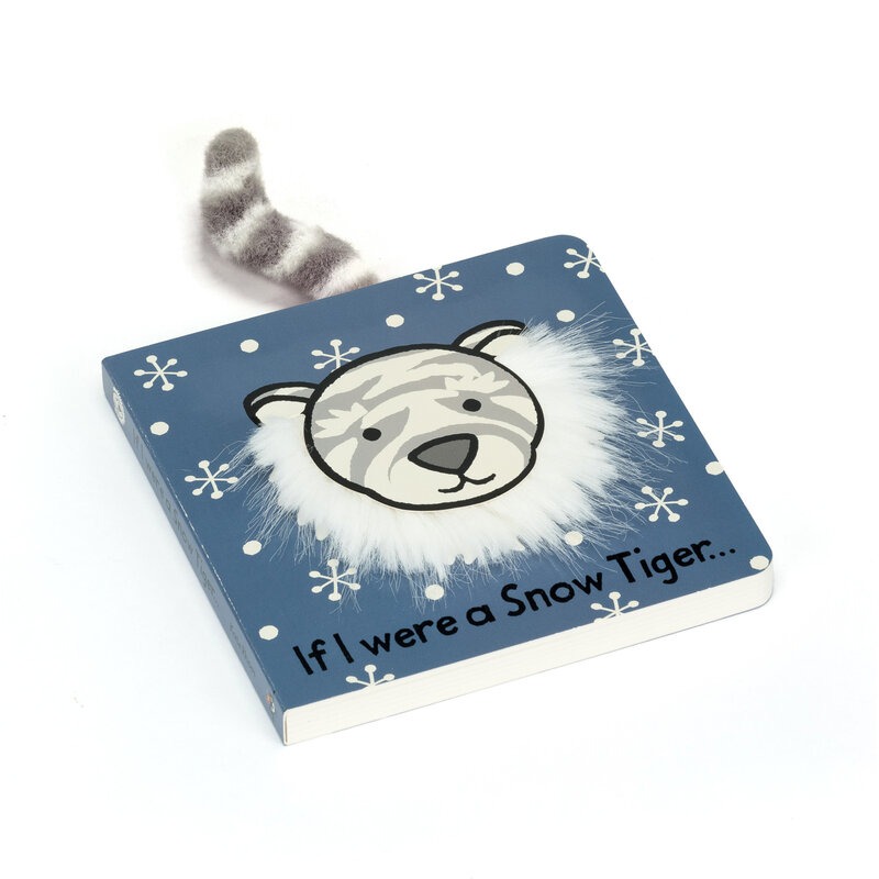 JellyCat JellyCat If I Were a Snow Tiger Board Book