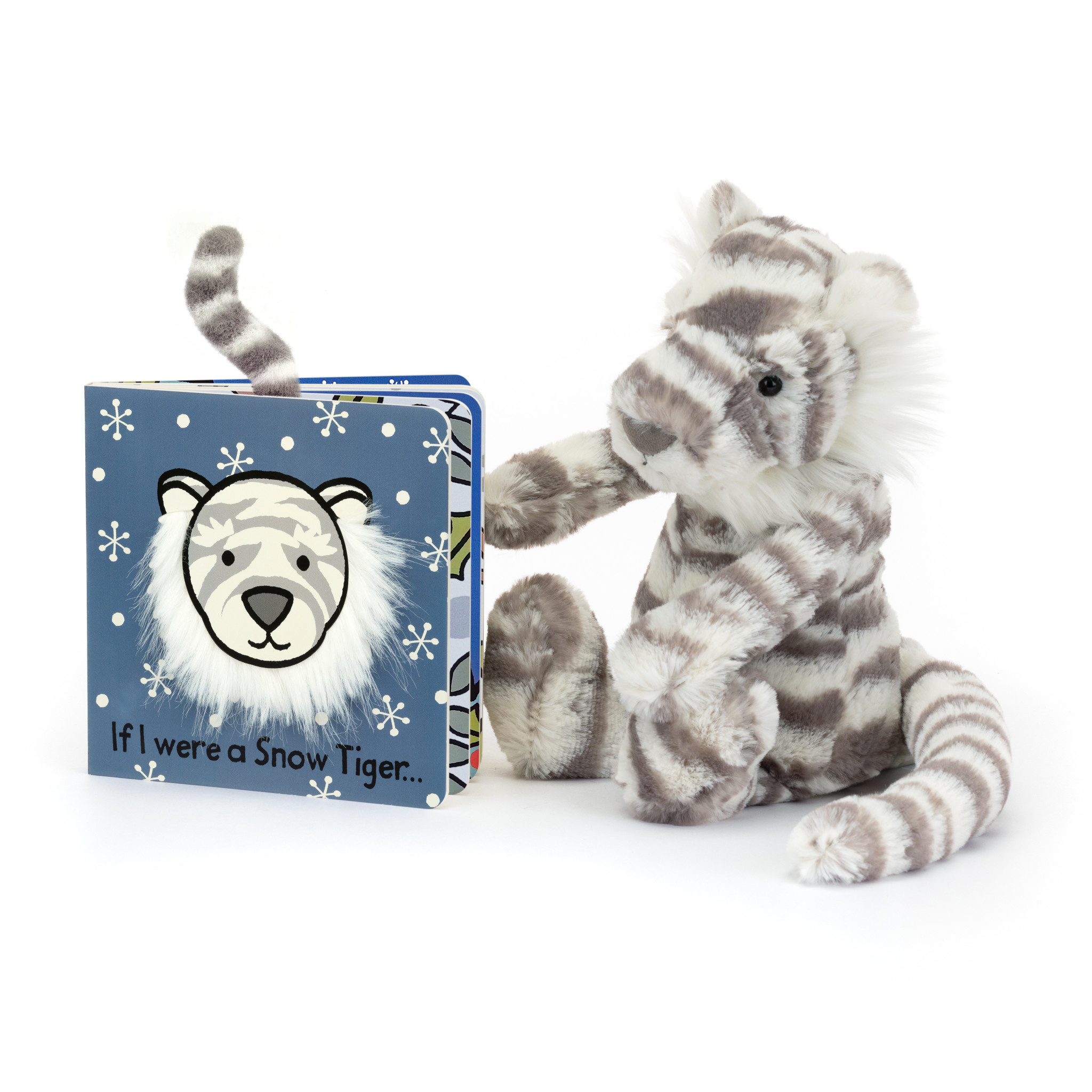 JellyCat JellyCat If I Were a Snow Tiger Board Book