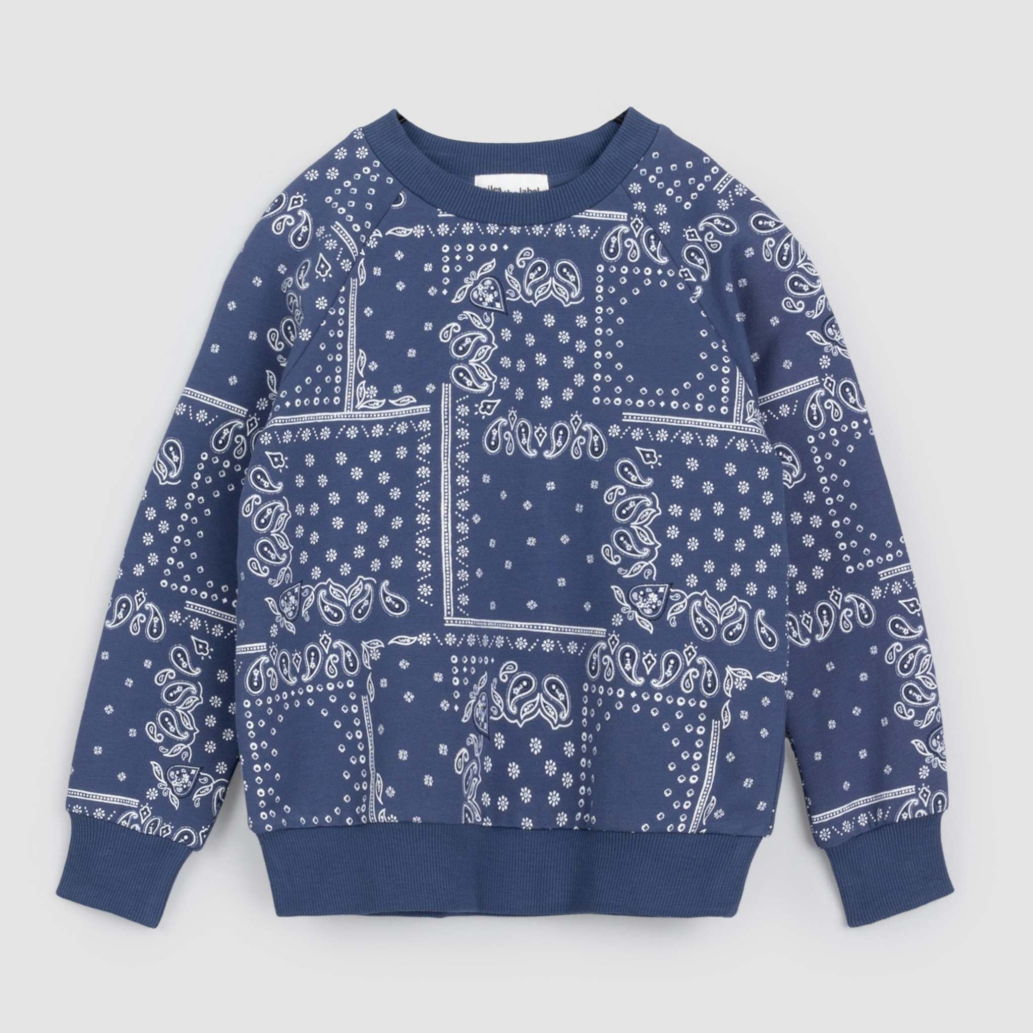 Miles The Label Miles The Label Paisley Print Sweatshirt