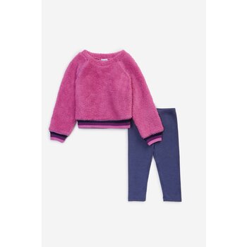 Splendid Splendid Pink Topaz Sweatshirt Set