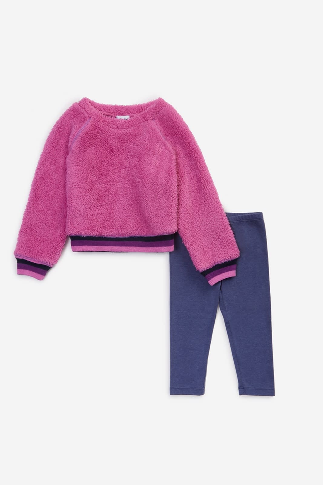 Splendid Splendid Pink Topaz Sweatshirt Set