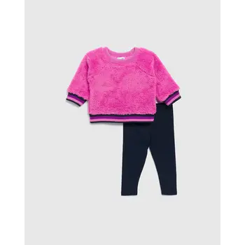 Splendid Splendid Pink Topaz Sweatshirt Set