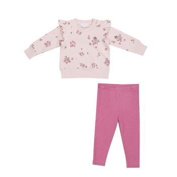 Angel Dear Angel Dear French Terry Jogger Woodsorrel Set