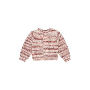 Rylee and Cru Rylee & Cru Pink Multi Stripe Cheyenne Cardigan