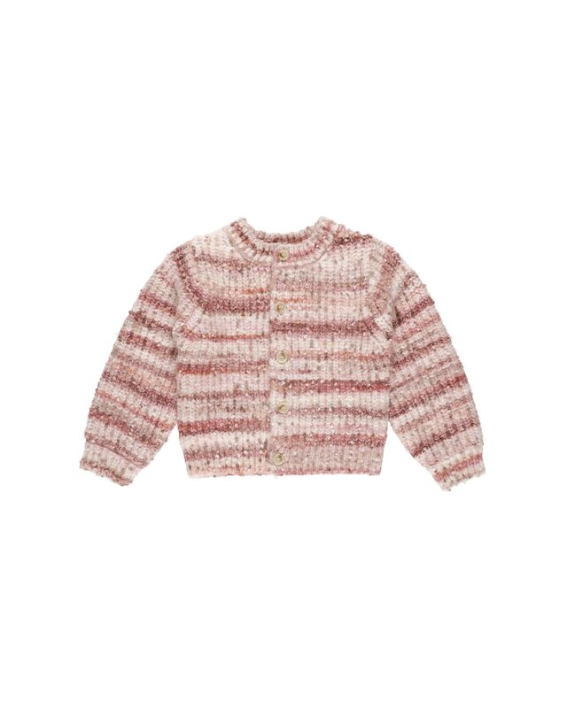 Rylee and Cru Rylee & Cru Pink Multi Stripe Cheyenne Cardigan