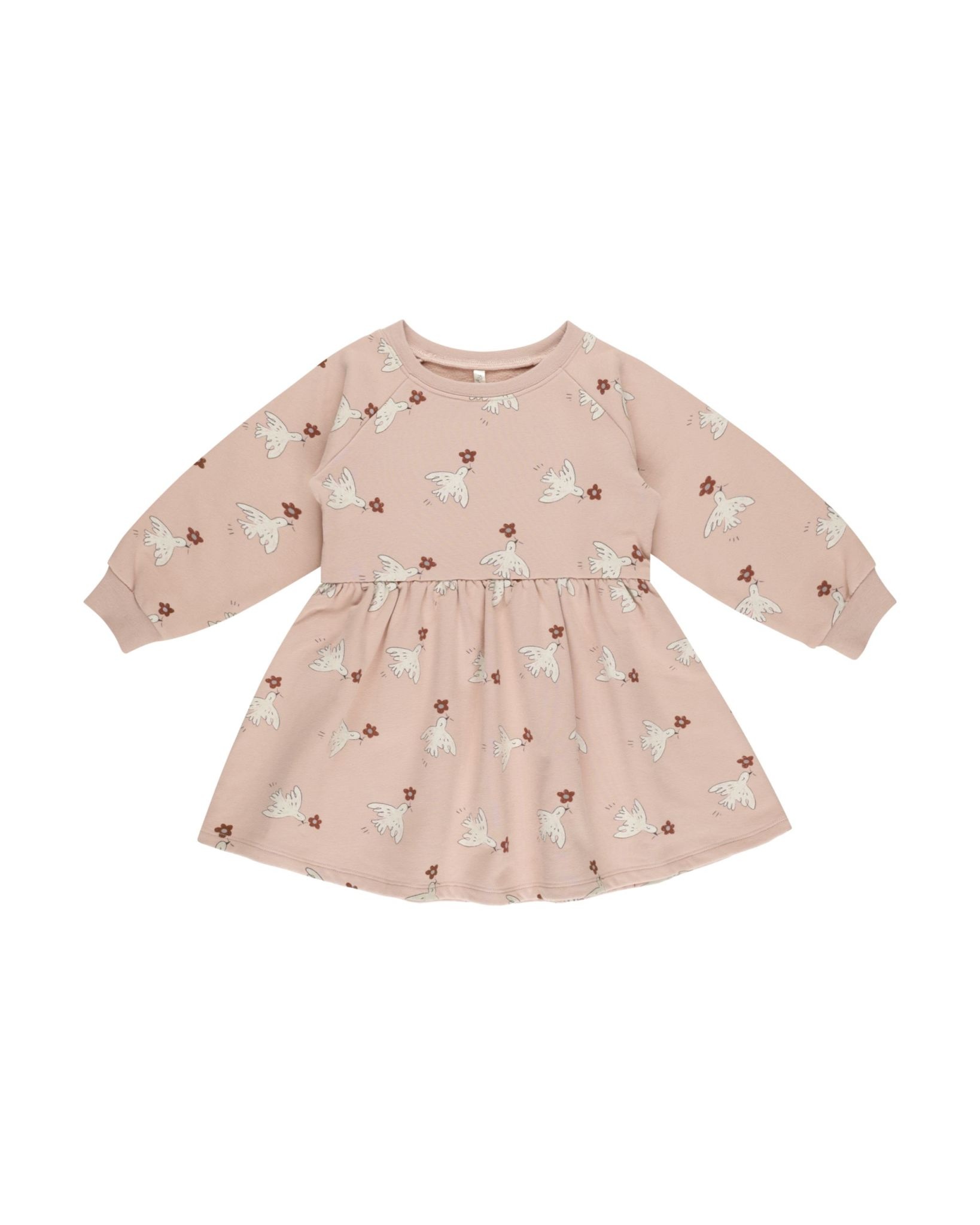 Rylee and Cru Rylee & Cru Doves Raglan Dress