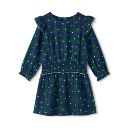 Hatley Hatley Blackwatch Plaid Smocked Waist Dress