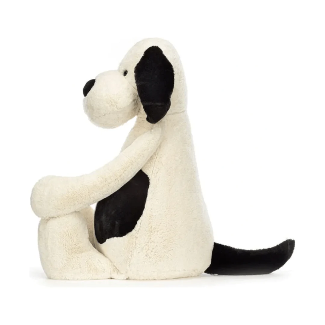 JellyCat JellyCat Bashful Black & Cream Puppy Gigantic