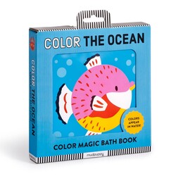 Chronicle Books Color the Ocean Color Magic Bath Book