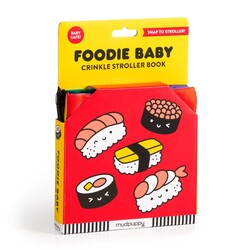 Chronicle Books Foodie Baby Crinkle Fabric Stroller Book