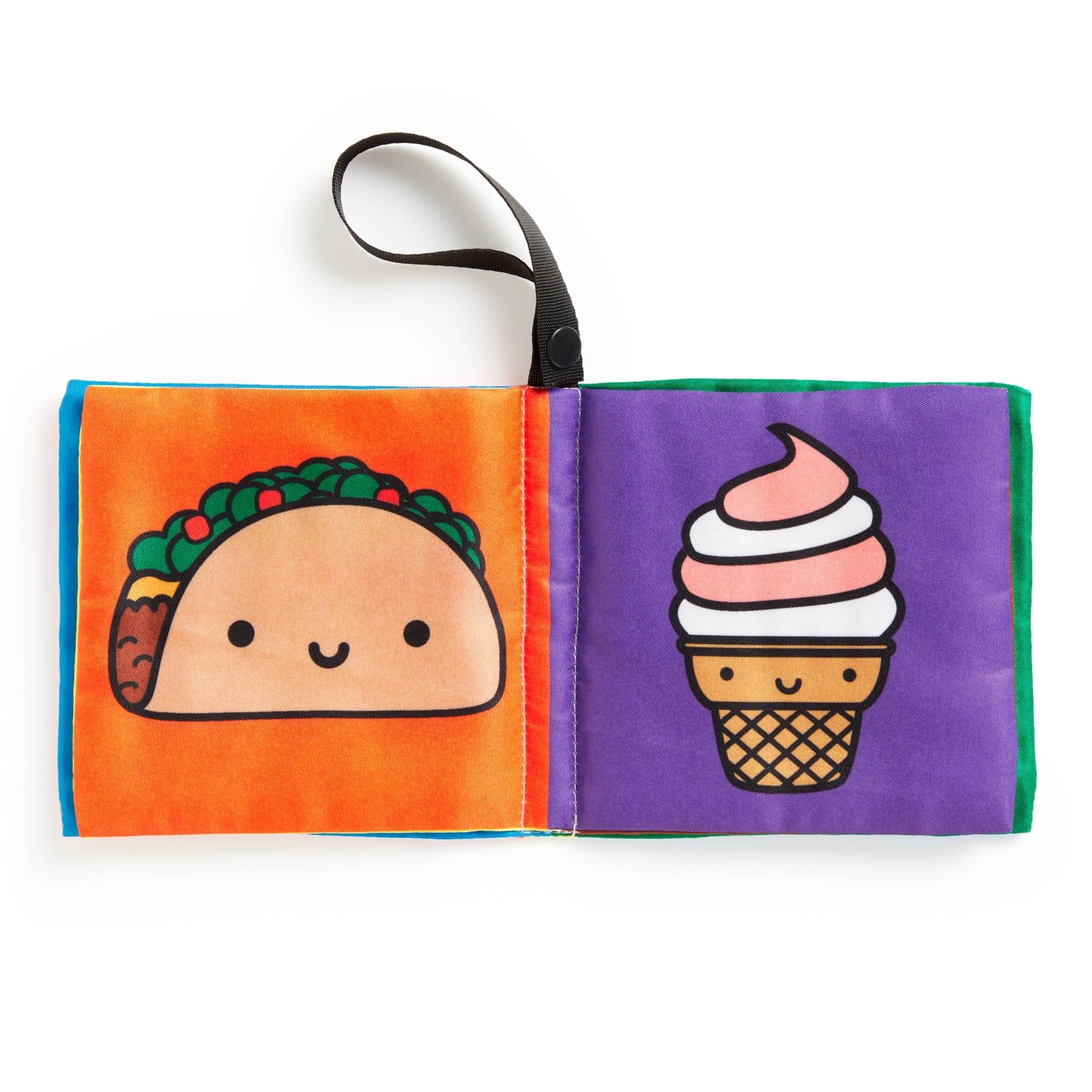 Chronicle Books Foodie Baby Crinkle Fabric Stroller Book