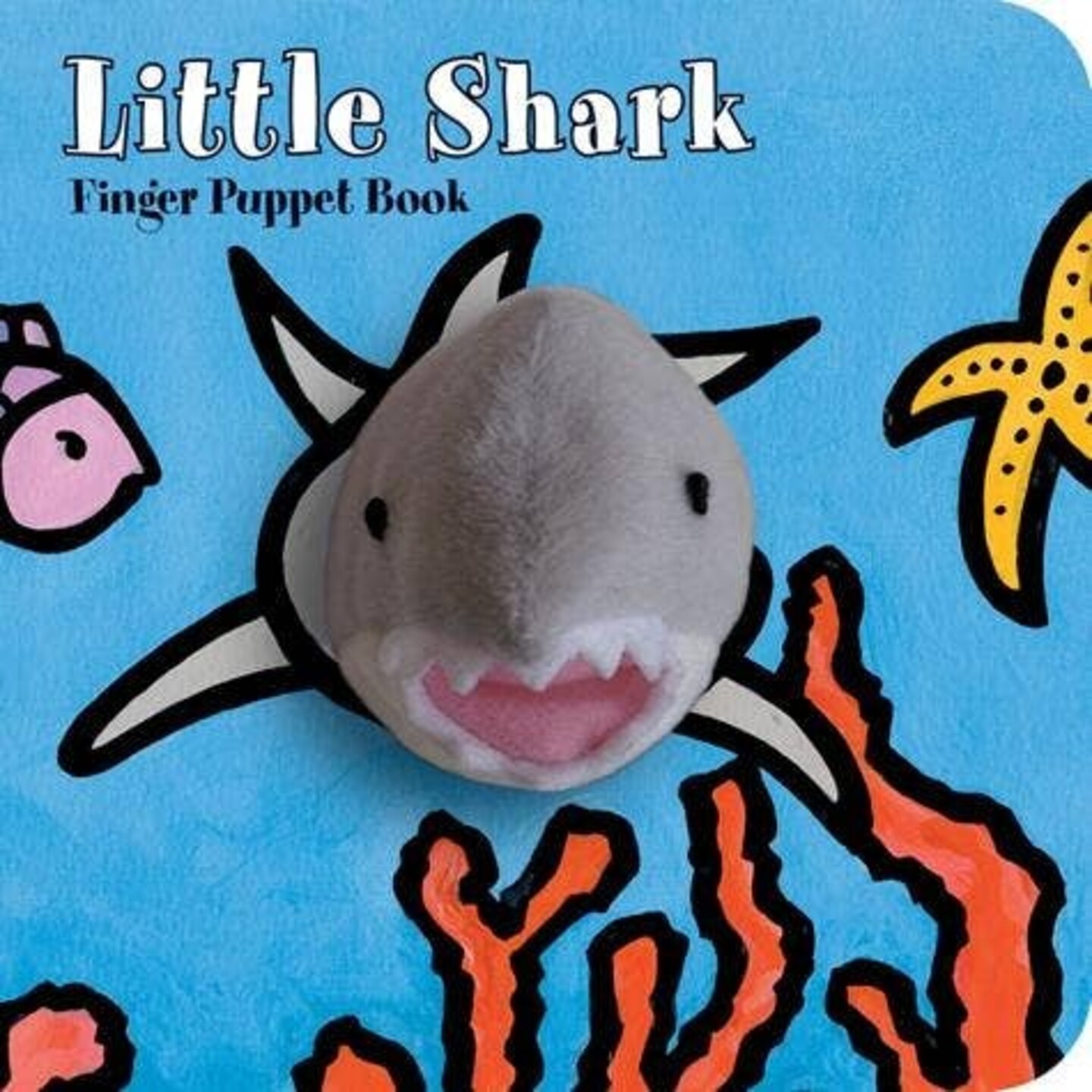 Little Shark Finger Puppet Book Tiny Hanger