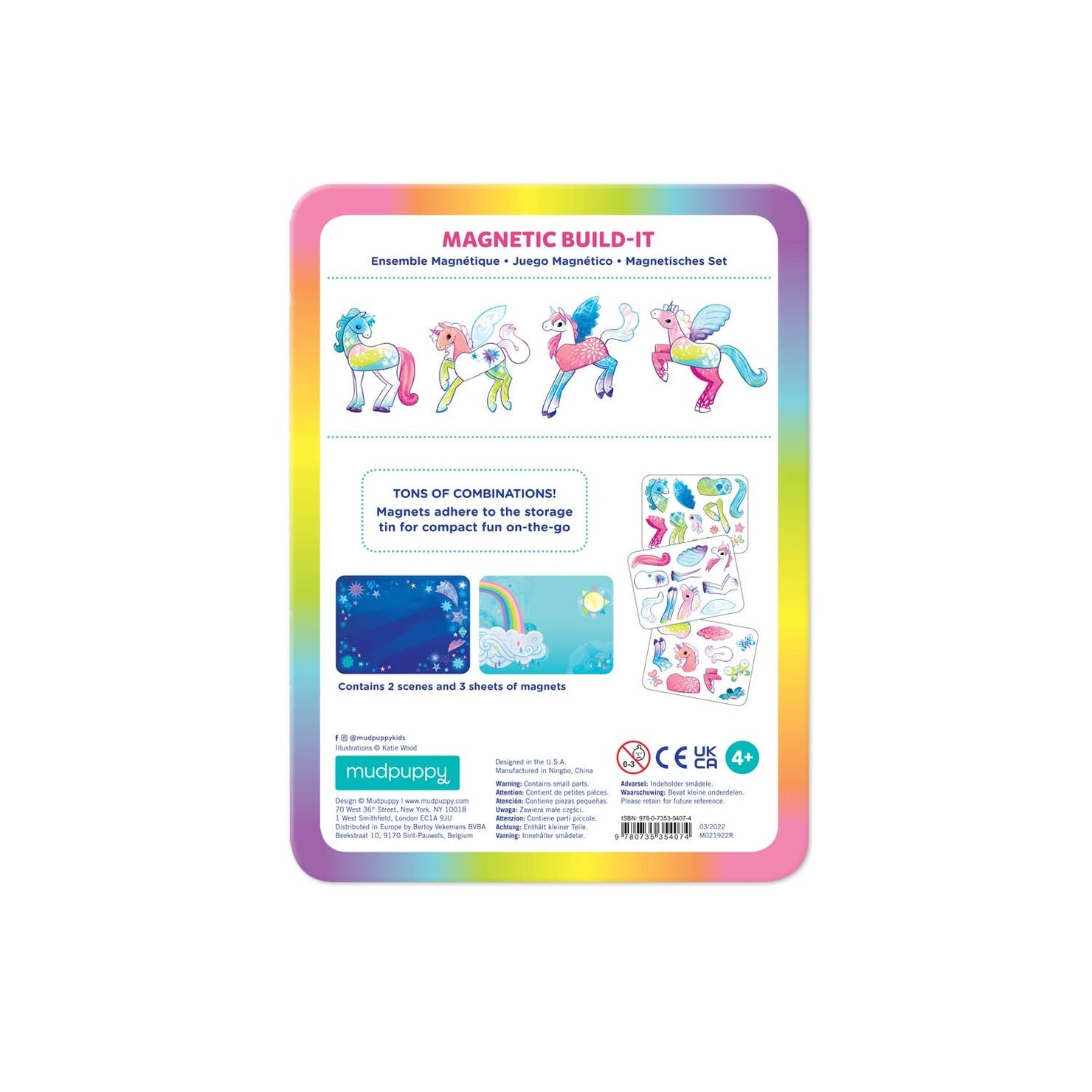 Chronicle Books Unicorn Magic Magnetic Build-It