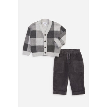 Splendid Splendid Plaid Cardigan Set
