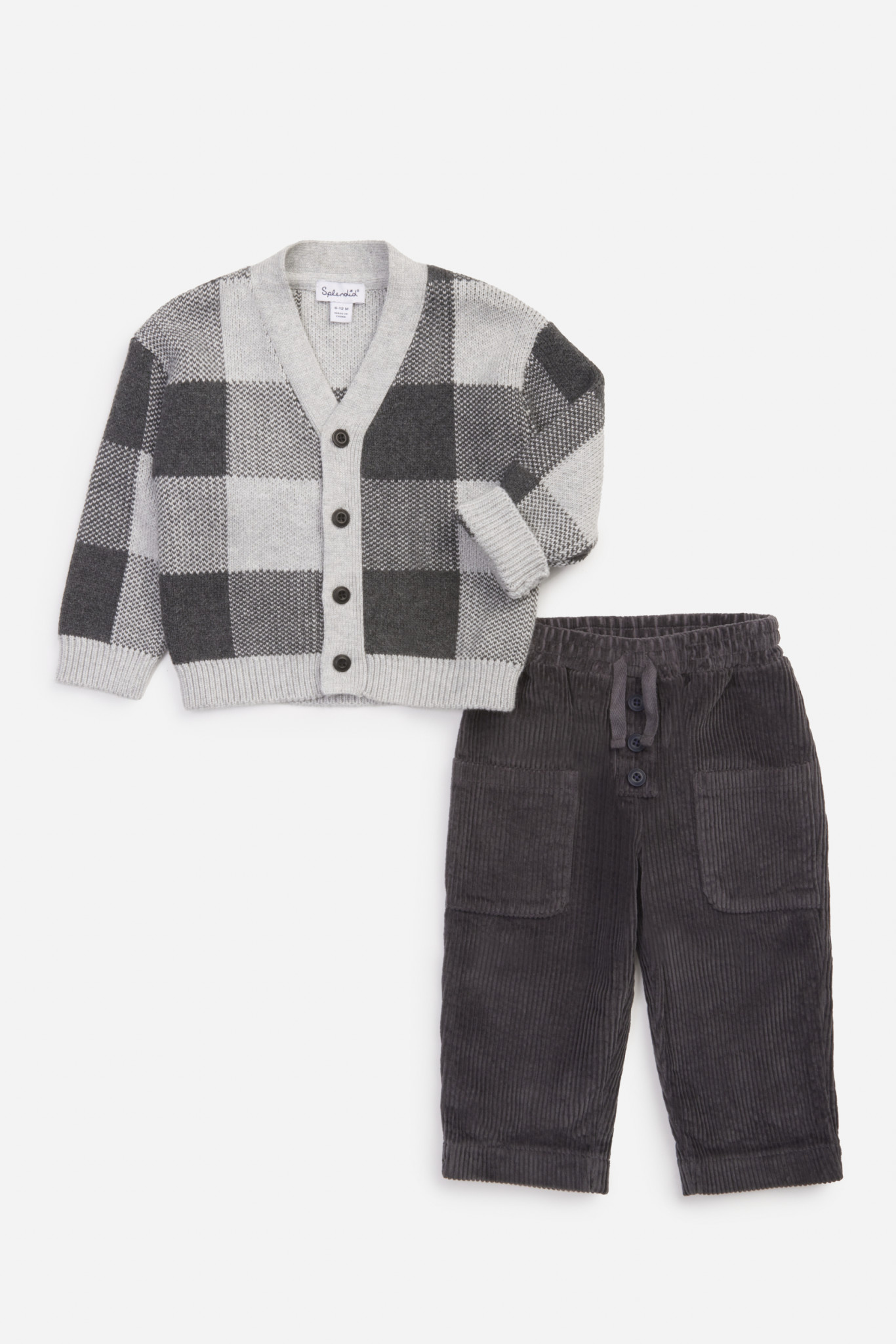Splendid Splendid Plaid Cardigan Set