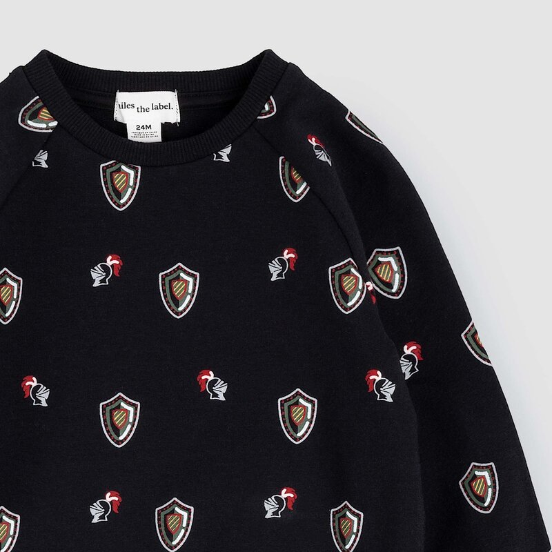 Miles The Label Miles The Label Armor Print Sweatshirt