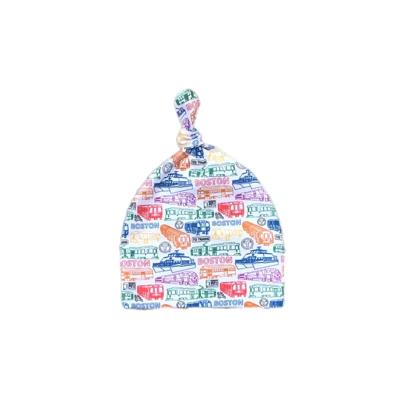 Sidetrack Sidetrack MBTA Boston Vehicles Knit Hat 0-3m