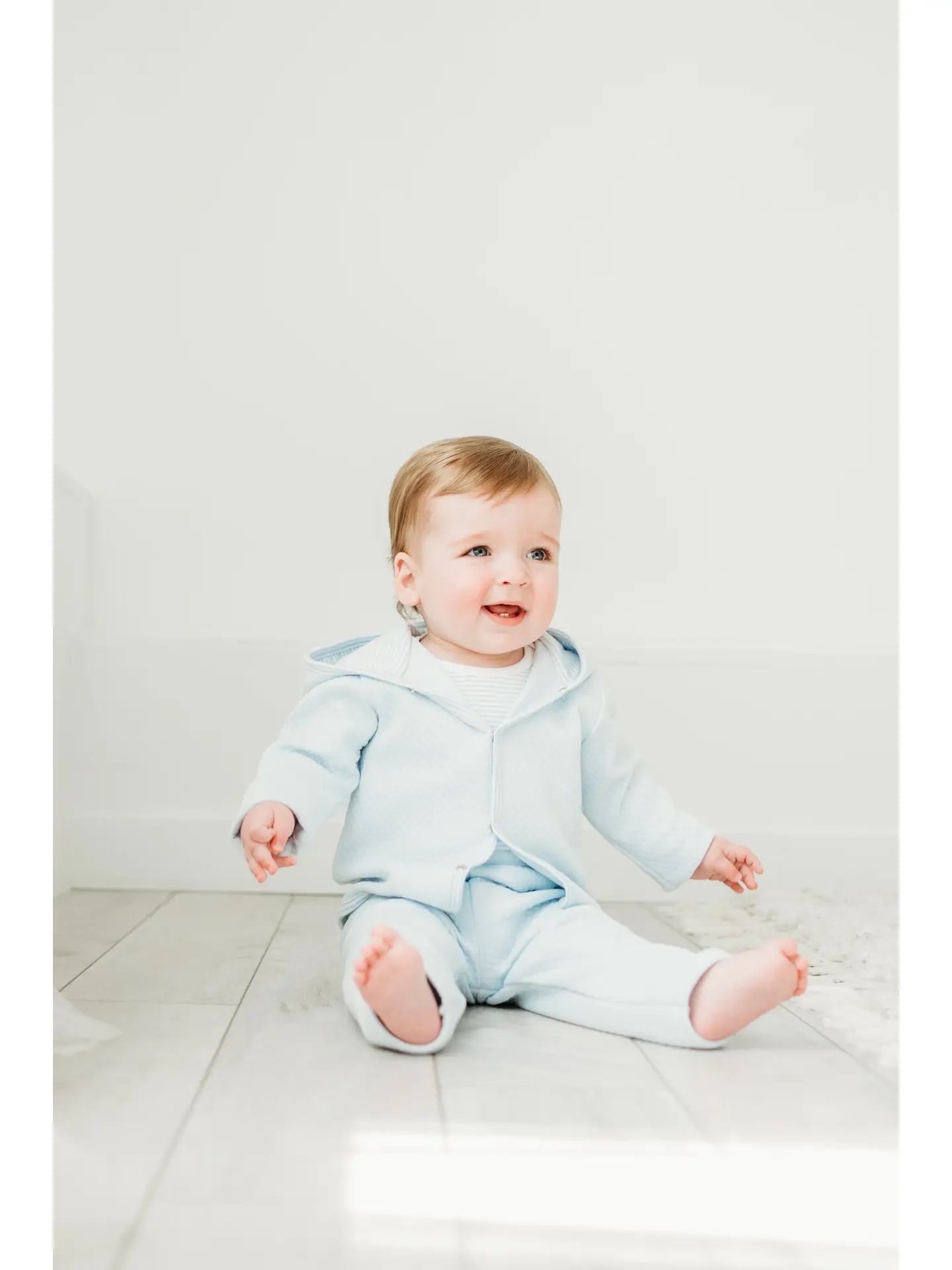 Maddie & Connor Maddie & Connor Benjamin Blue Quilted Set