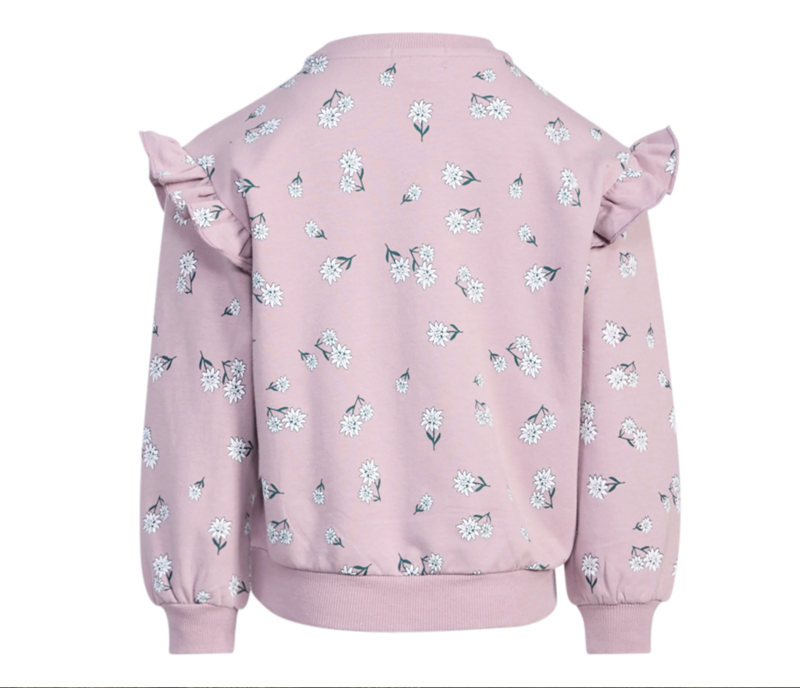Miles The Label Miles The Label Poinsettia Print Sweatshirt
